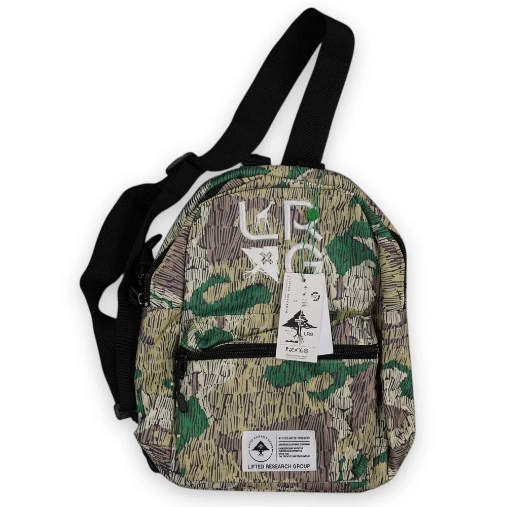 LRG Lifted Research Group Lifecycle Camo Sling Crossbody New Gorpcore